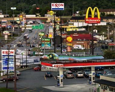 Edward Burtynsky Breezewood Pennsylvania