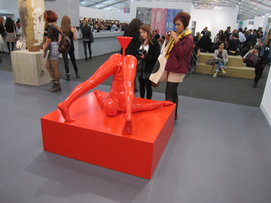 Installation view; Frieze Art Fair, London, 2011