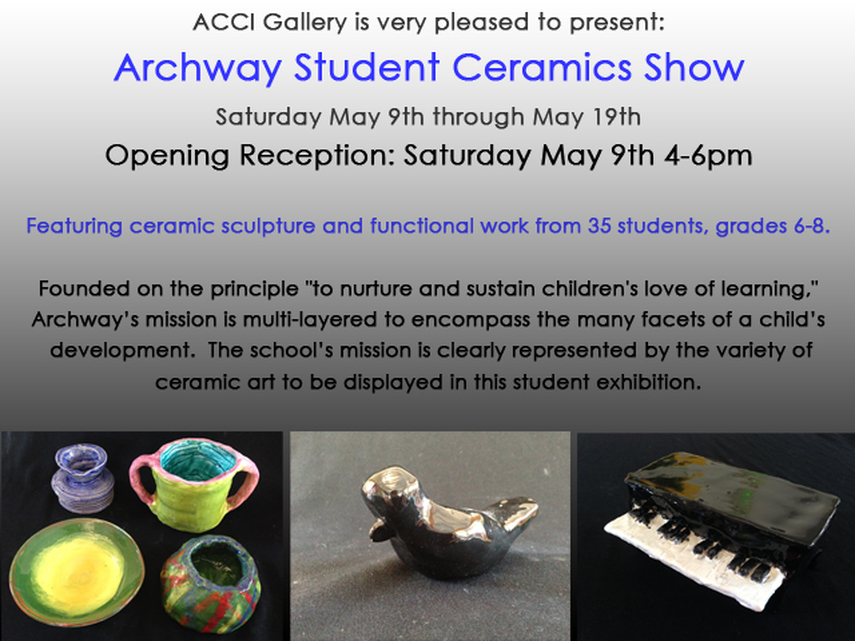 Archway Students Ceramic Show