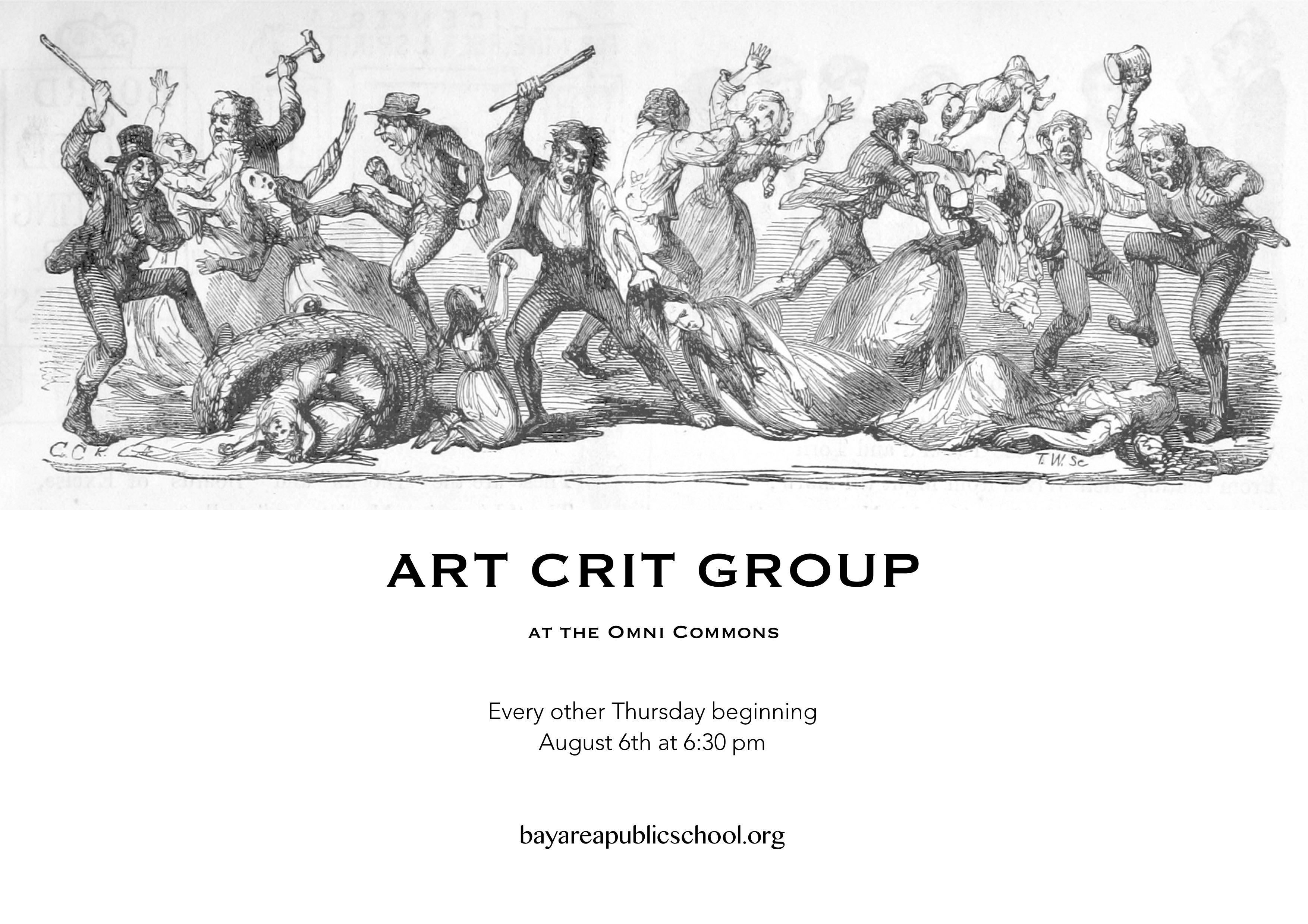 Art Crit Group at the Omni Commons