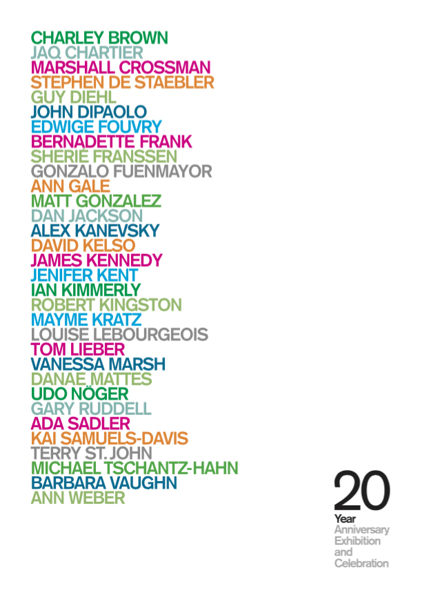 Artist As Subject: 20th Anniversary Exhibition