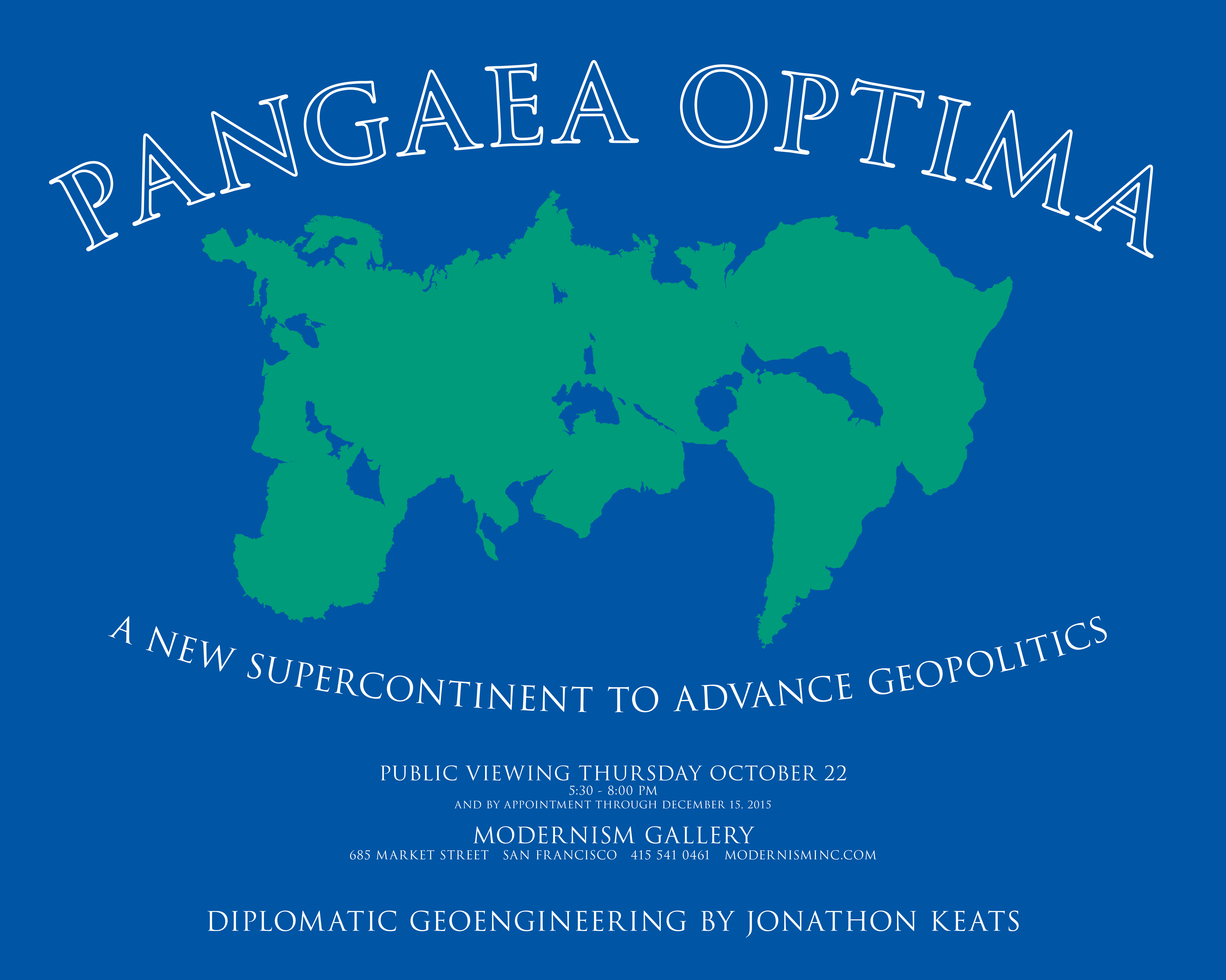 Jonathon Keats: Pangaea Optima