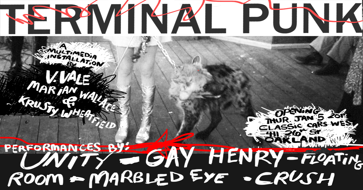 Terminal Punk: V Vale, Marian Wallace and Krusty Wheatfield