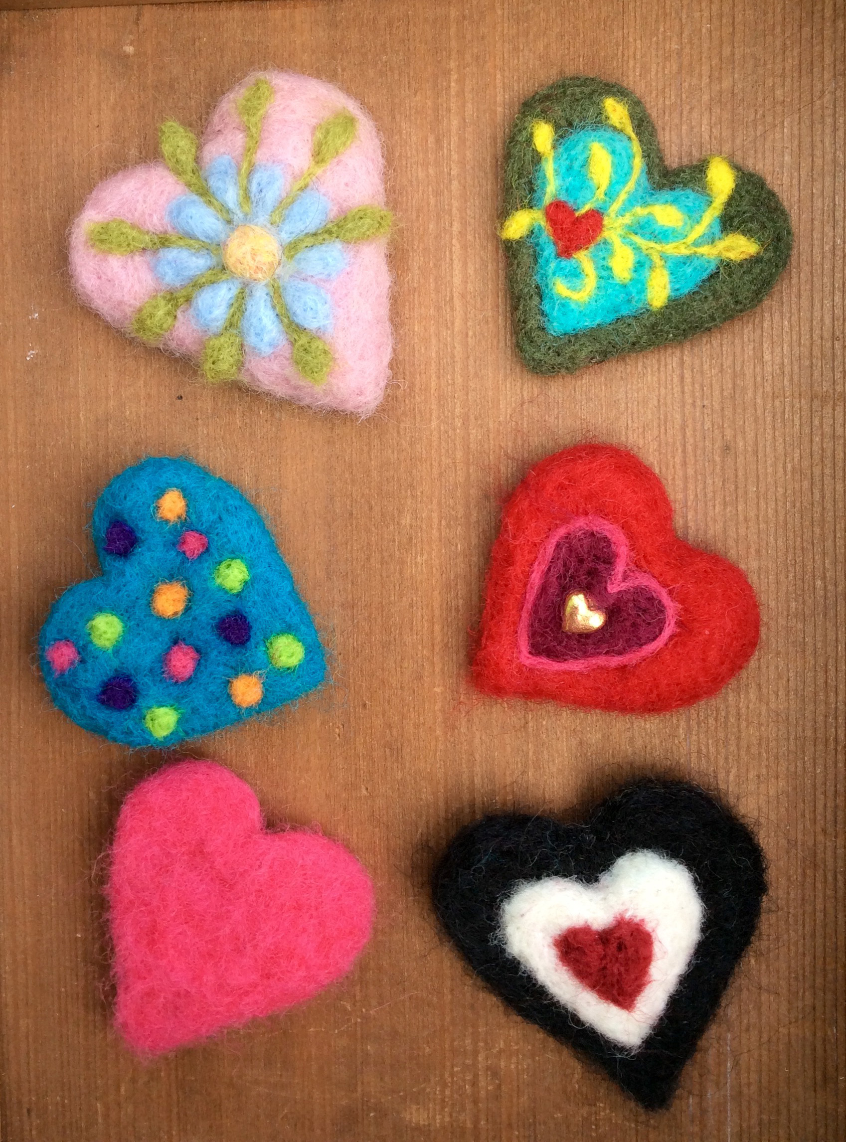 Felted Heart Pin Workshop with Mirto Golino!