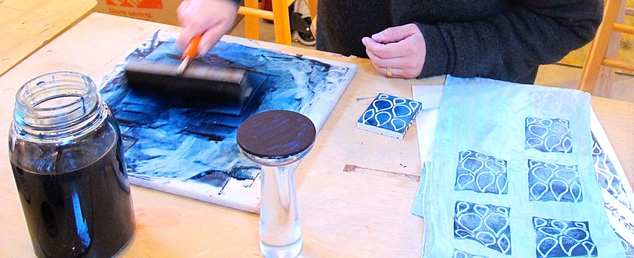 Plant-Based Printmaking Inks: Block and Stamp Printing