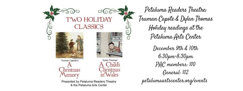 Petaluma Readers Theatre: Truman Capote & Dylan Thomas Holiday Readings