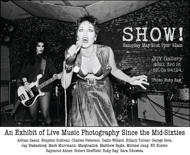 SHOW! An Exhibit of Live Music Photography Since the Mid-Sixties