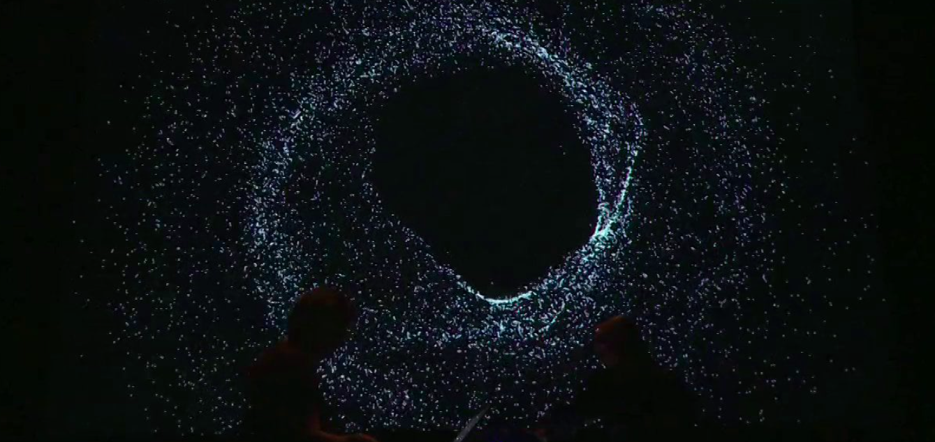 Tempest: live A/V performance with Franck Vigroux & Antoine Schmitt