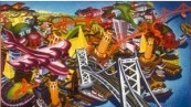 Relax in Electric Chair: Peter Saul at di Rosa