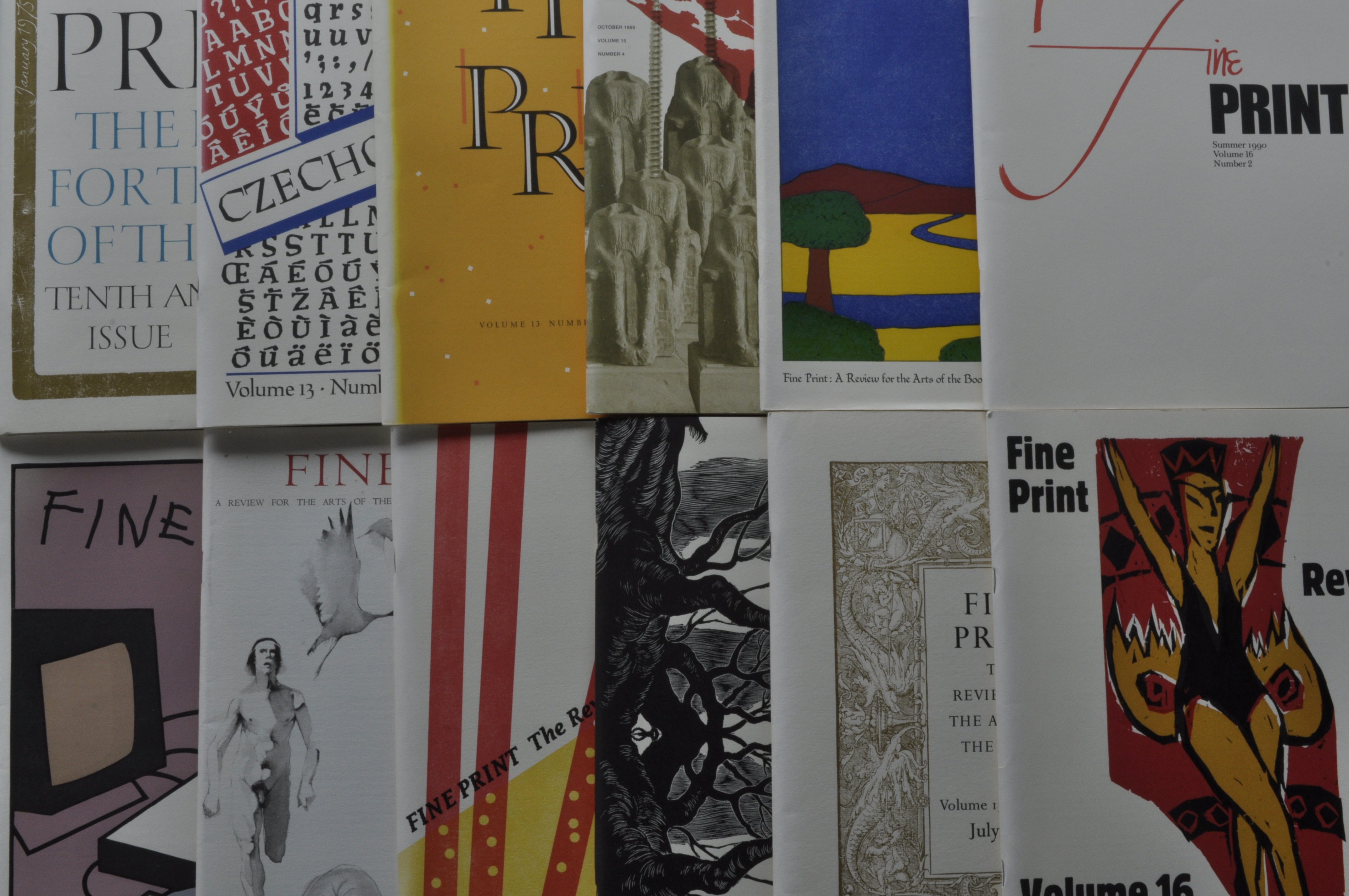 Fine Print: The Review for the Arts of the Book (1975-1990)