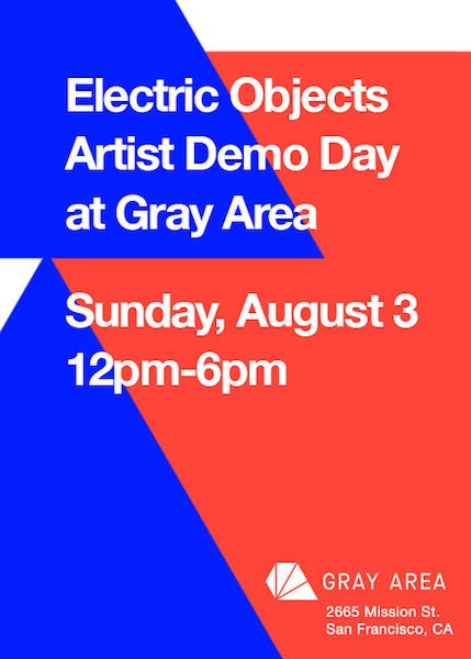 Electric Objects Artist Demo Day