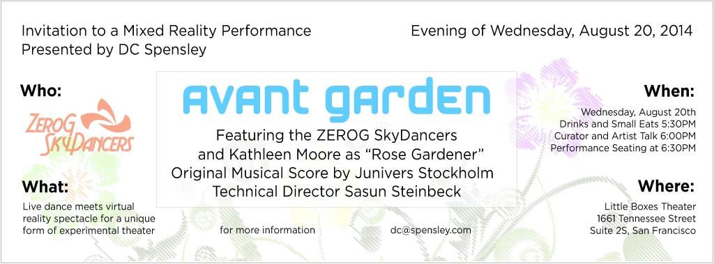 Avant Garden - Mixed Reality in Four Acts