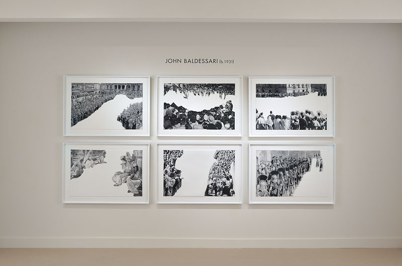 John Baldessari: Crowds with Shape of Reason Missing