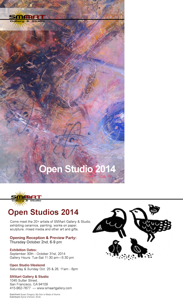 SMAart Gallery Open Studio Show 2014