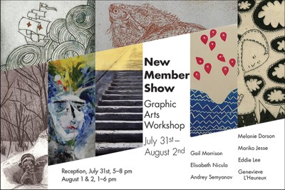 New Member Show at the Graphic Arts Workshop