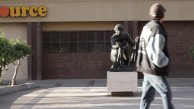 Sculptures and People