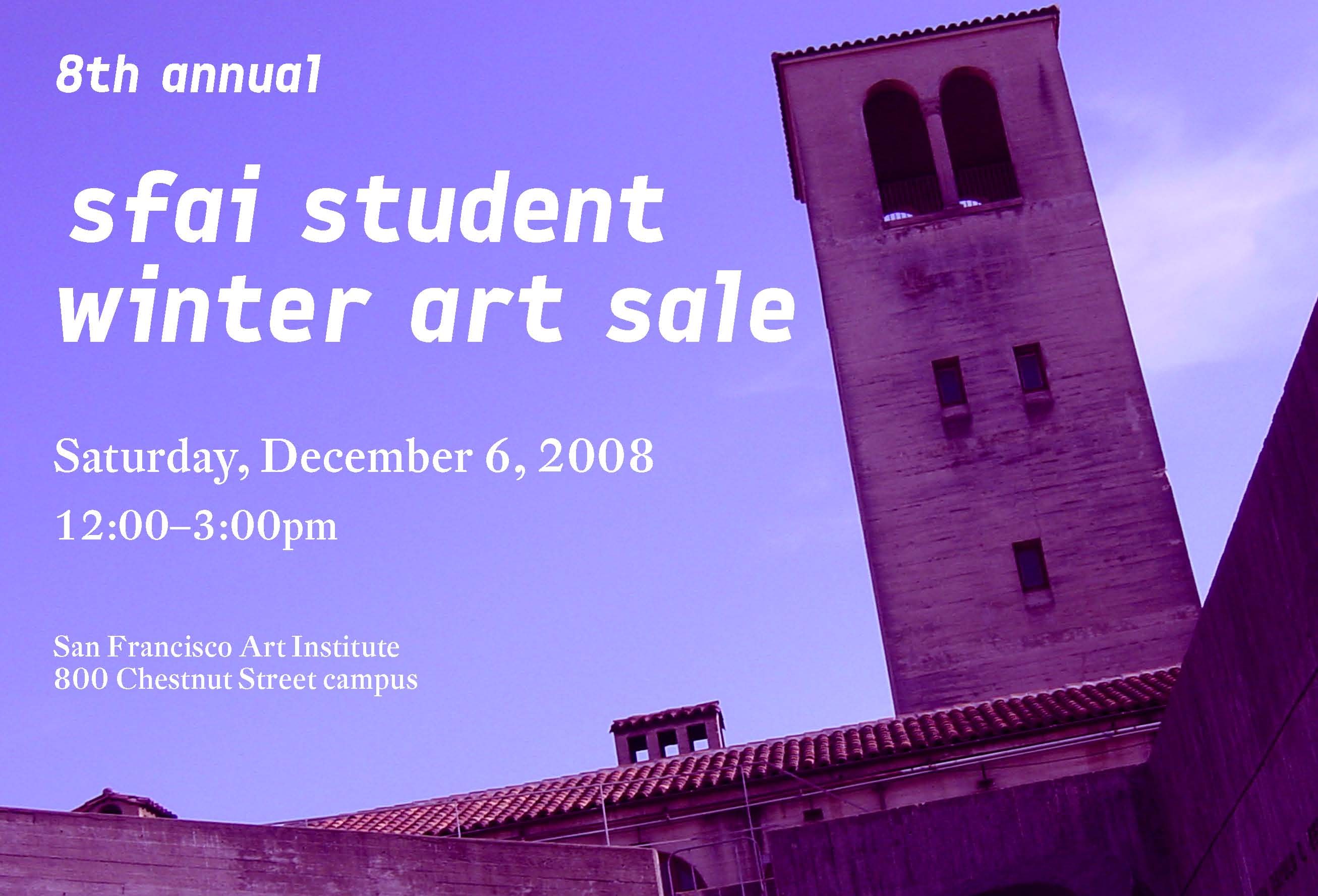 SFAI Student Winter Art Sale