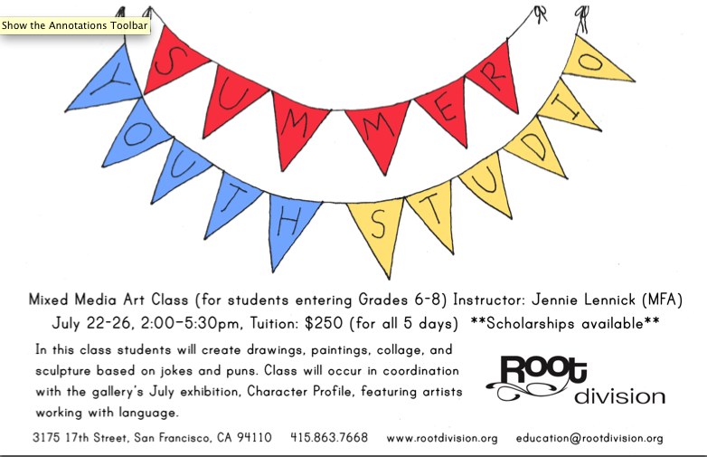 Summer Youth Art Studio