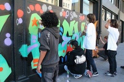 Letter Style and Mural Production by Twick