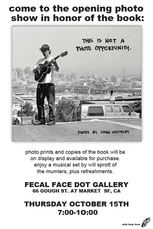 This is Not a Photo Opportunity - Book Release