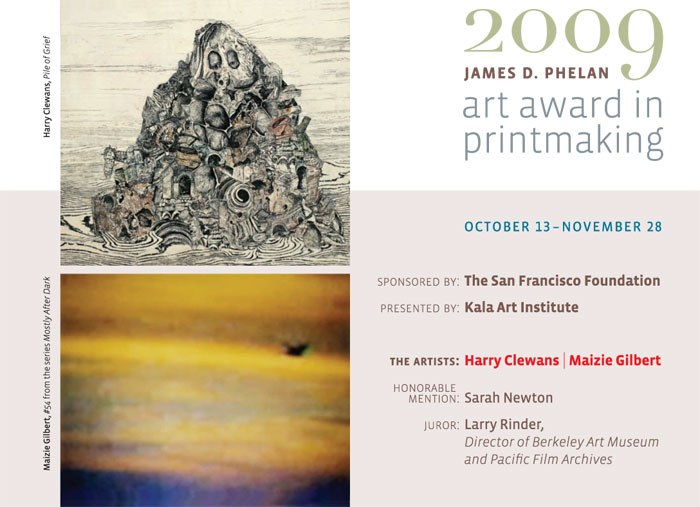 The 2009 James D. Phelan Art Award in Printmaking