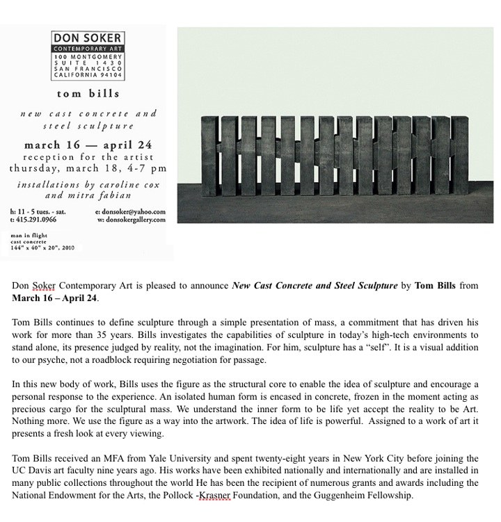 New Cast Concrete and Steel Sculpture