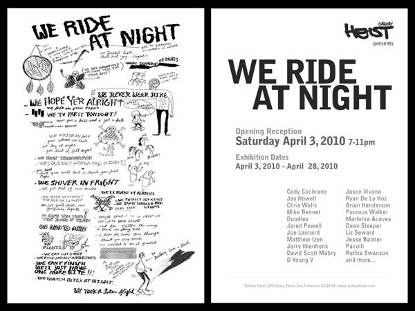 We Ride at Night