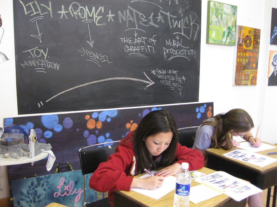 the ART of Graffiti “Sketching Letters” Class by Nate1