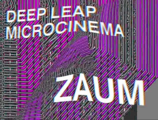 Deep Leap Microcinema: Zaum/Beyonsense + Jesse Malmed’s The Body Electronic // Conversational Karaok