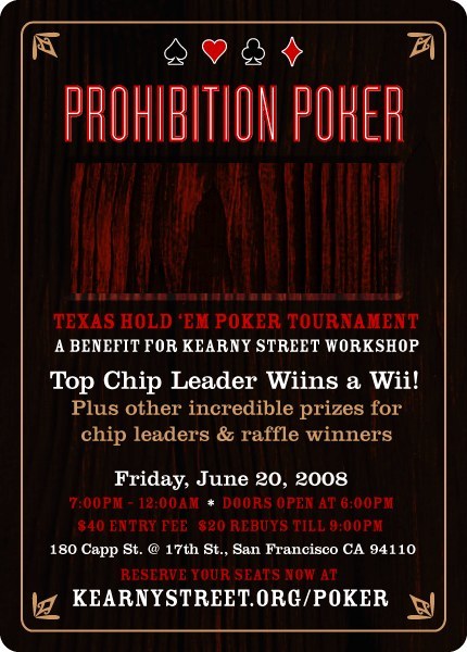 2nd Annual Prohibition Poker Tournament