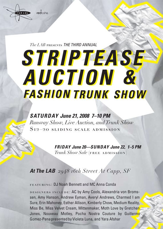 The Striptease Auction & Fashion Trunk Show