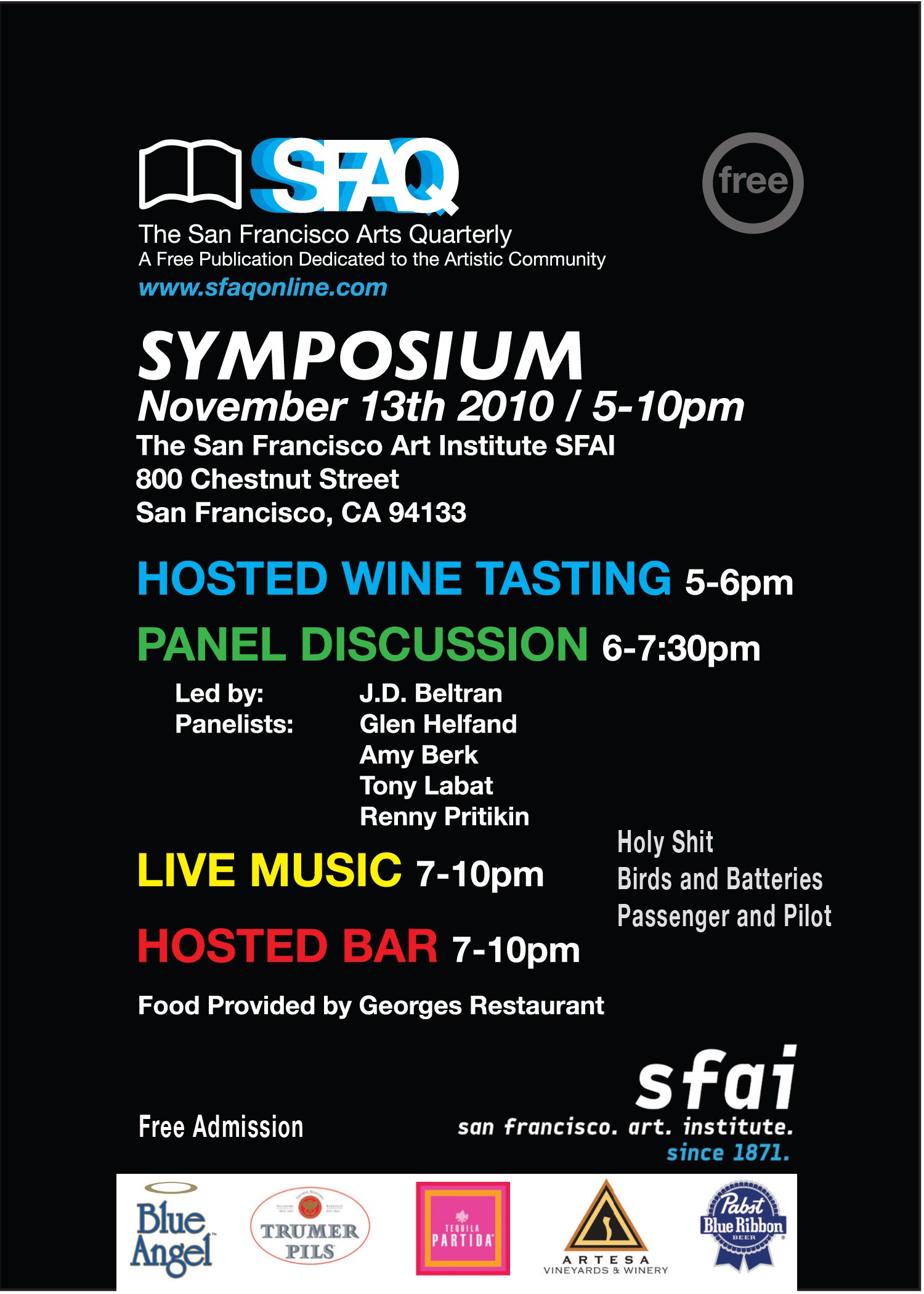 San Francisco Arts Quarterly Symposium