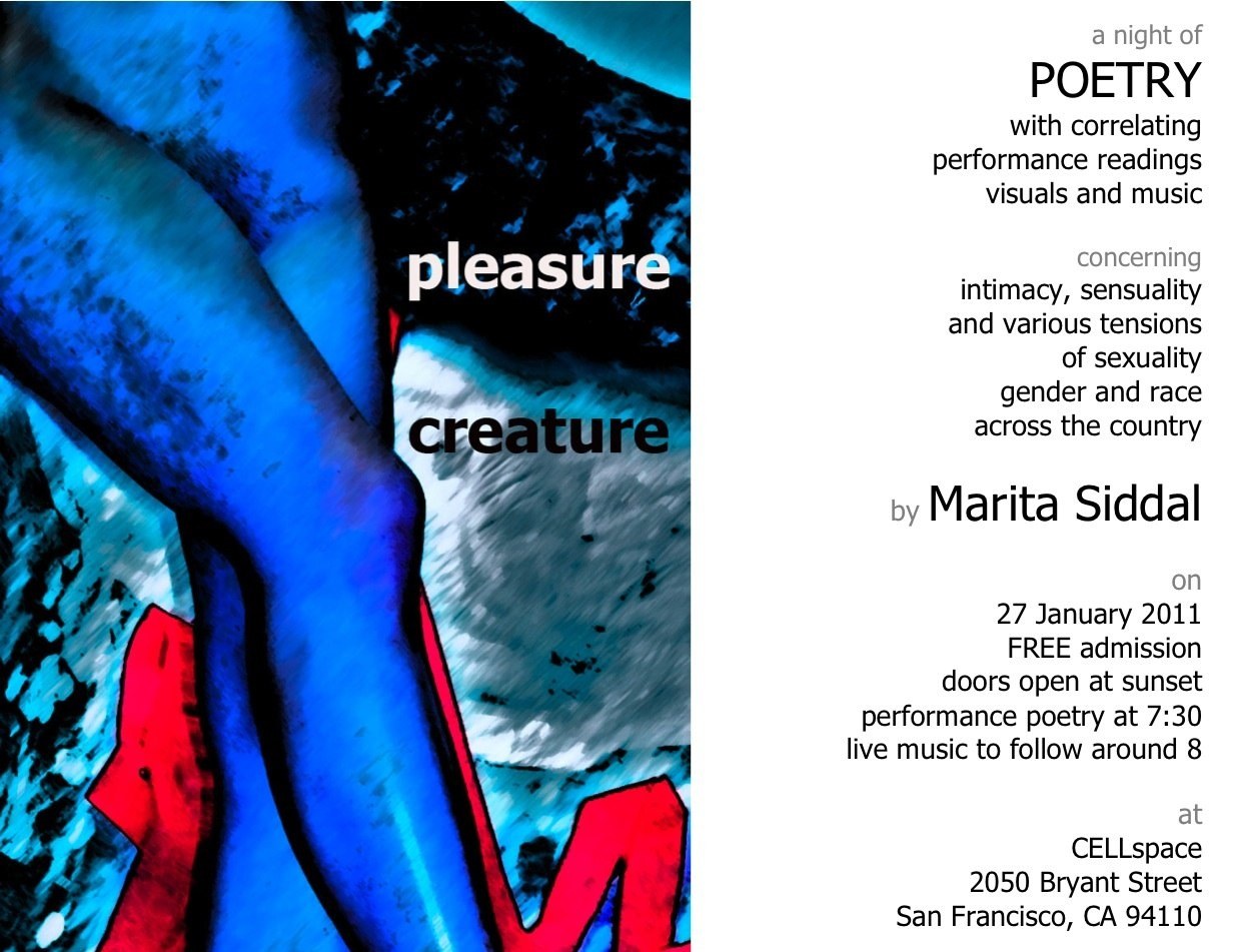 Pleasure Creature - a night of Poetry and Music