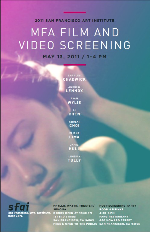 San Francisco Art Institute MFA Film and Video Screening