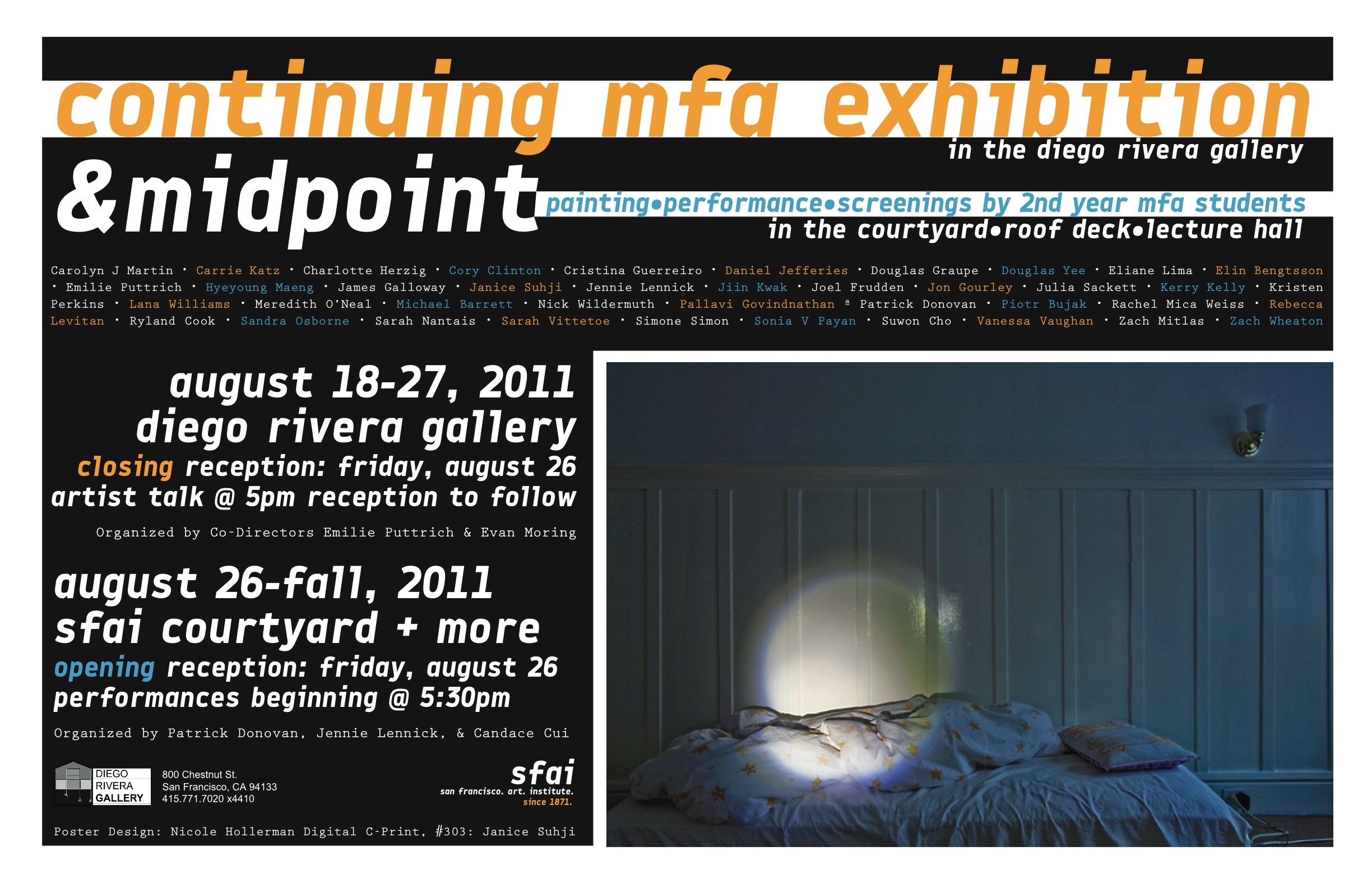San Francisco Art Institute Continuing MFA Exhibition