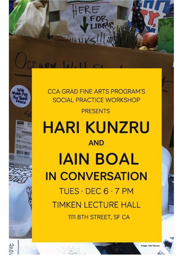 Hari Kunzru and Iain Boal In Conversation