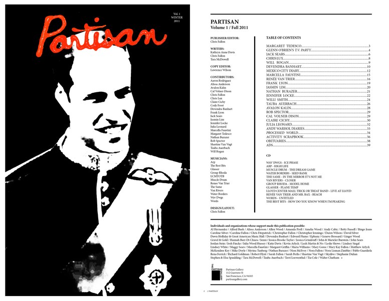Partisan Magazine Launch