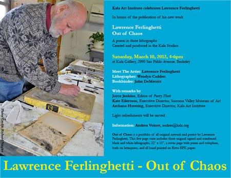 Kala Art Institute Celebrates Lawrence Ferlinghetti