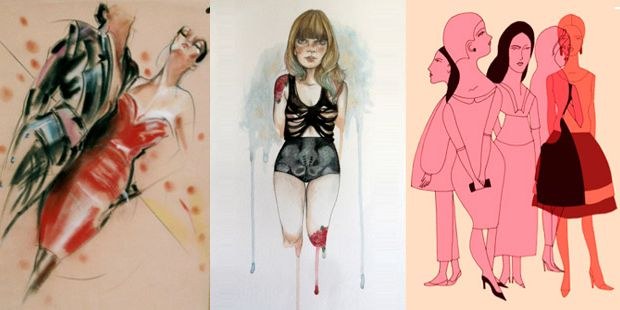 Fashionably Drawn: An Art Show by Femme Cartel