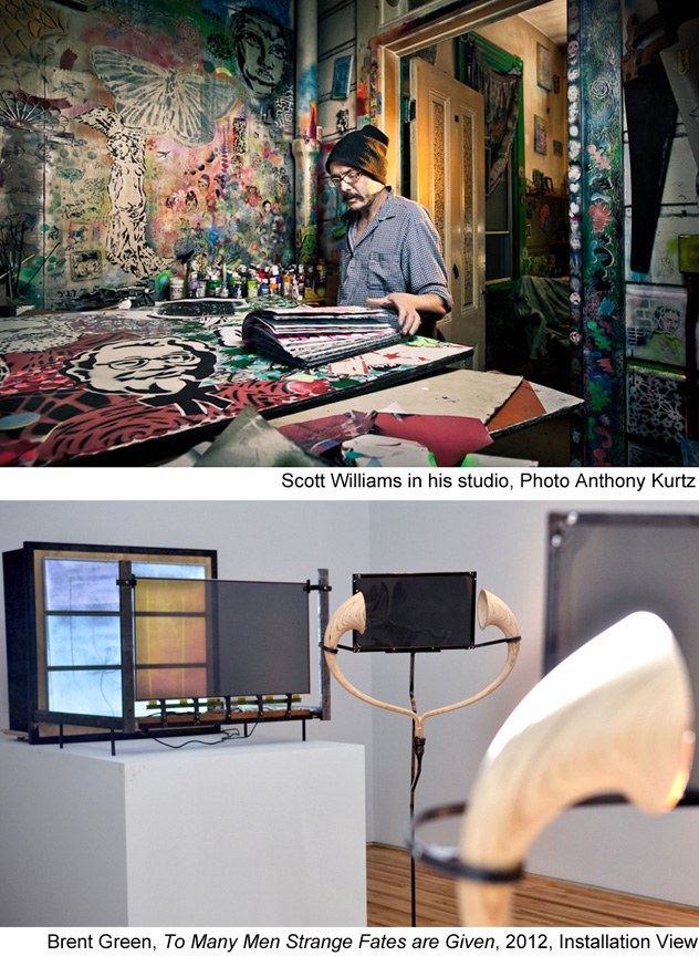 Studio Installation + To Many Men Strange Fates are Given
