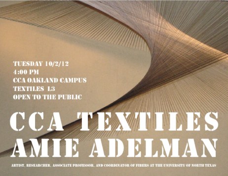 Lecture by Amie Adelman