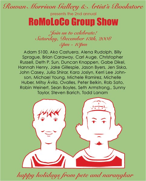 RoMoLoCo Group Show and Holiday Party