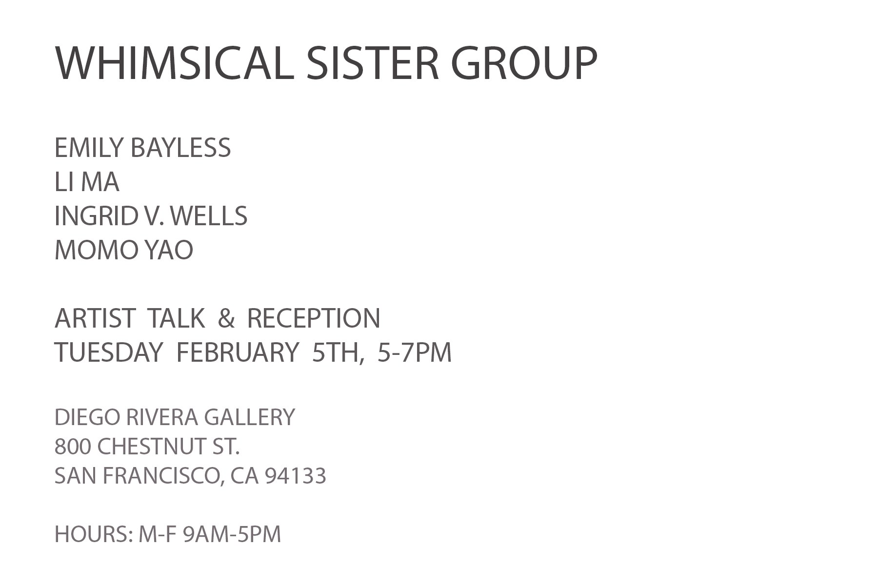 Whimsical Sister Group